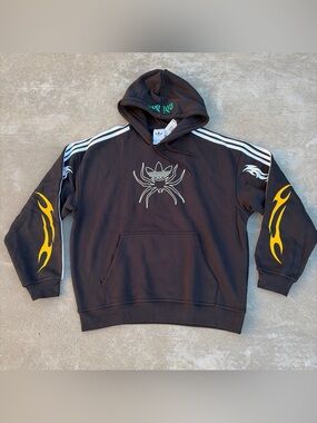 NWT Adidas Spiders Loose Pullover Sweatshirt Hoodie - Men’s JW0223
